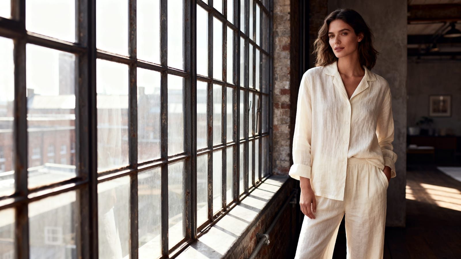 AI-generated stills for Lior House — Loungewear lior-2, Casa Selvedge production